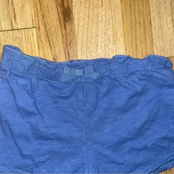 Carters Kids Blue Bow Tie Shorts 24M - Picture 2 of 6